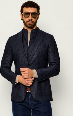 Marynarka męska jesienna BOSS BLACK ze sklepu: Gomez Fashion Store w kategorii: Marynarki męskie - zdjęcie 874714-BD9-10338_BB265M000145404