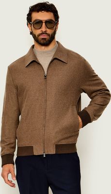 brązowy Kurtka męska casualowa BOSS BLACK ze sklepu: Gomez Fashion Store w kategorii: Kurtki męskie