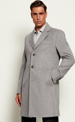 Płaszcz męski jesienny BOSS BLACK ze sklepu: Gomez Fashion Store w kategorii: Płaszcze męskie - zdjęcie 874714-BD9-10338_BB265M000160041