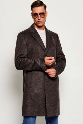 BOSS BLACK - Płaszcz męski elegancki ze sklepu: Gomez Fashion Store w kategorii: Płaszcze męskie - zdjęcie 874714-BD9-10338_BB265M000160209