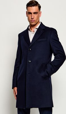 Płaszcz męski elegancki BOSS BLACK ze sklepu: Gomez Fashion Store w kategorii: Płaszcze męskie - zdjęcie 874714-BD9-10338_BB265M000160404