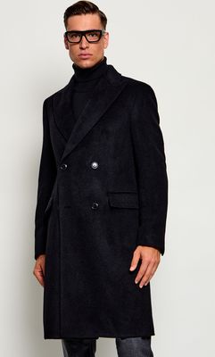 Płaszcz męski elegancki BOSS BLACK ze sklepu: Gomez Fashion Store w kategorii: Płaszcze męskie - zdjęcie 874714-BD9-10338_BB265M000164001