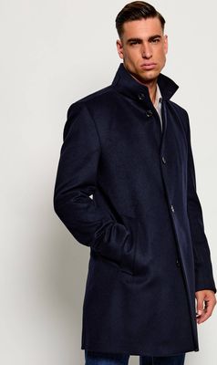 Płaszcz męski elegancki BOSS BLACK ze sklepu: Gomez Fashion Store w kategorii: Płaszcze męskie - zdjęcie 874714-BD9-10338_BB265M000166404
