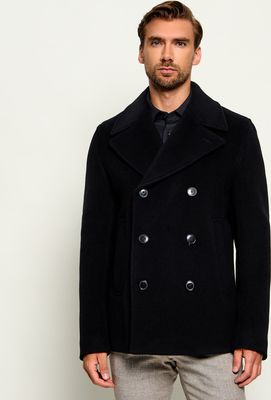 Płaszcz męski elegancki BOSS BLACK ze sklepu: Gomez Fashion Store w kategorii: Płaszcze męskie - zdjęcie 874714-BD9-10338_BB265M000173001