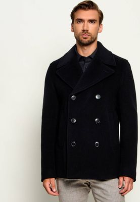 Płaszcz męski elegancki BOSS BLACK ze sklepu: Gomez Fashion Store w kategorii: Płaszcze męskie - zdjęcie 874714-BD9-10338_BB265M000173001