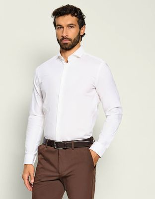 Koszula męska na wiosnę BOSS BLACK ze sklepu: Gomez Fashion Store w kategorii: Koszule męskie - zdjęcie 874714-BD9-10338_BB265M000186100