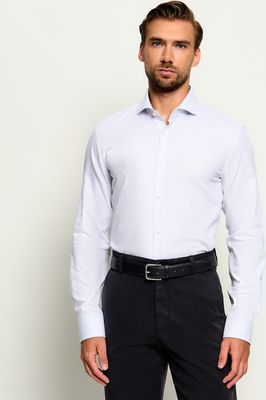 Koszula męska z klasycznym kołnierzykiem BOSS BLACK ze sklepu: Gomez Fashion Store w kategorii: Koszule męskie - zdjęcie 874714-BD9-10338_BB265M000187100