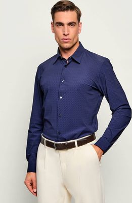 Koszula męska z klasycznym kołnierzykiem BOSS BLACK ze sklepu: Gomez Fashion Store w kategorii: Koszule męskie