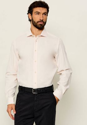 BOSS BLACK - Koszula męska z klasycznym kołnierzykiem ze sklepu: Gomez Fashion Store w kategorii: Koszule męskie - zdjęcie 874714-BD9-10338_BB265M000216118