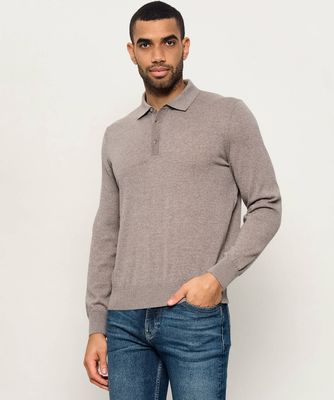 Sweter męski casual BOSS BLACK ze sklepu: Gomez Fashion Store w kategorii: Swetry męskie - zdjęcie 874714-BD9-10338_BB265M000265240