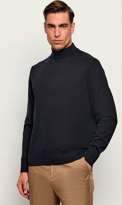 BOSS BLACK - Sweter męski na zimę ze sklepu: Gomez Fashion Store w kategorii: Swetry męskie