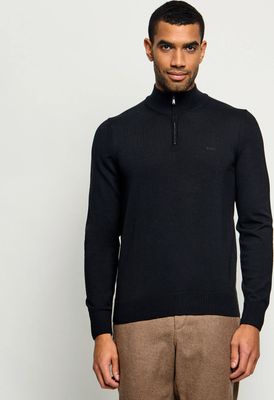 Sweter męski casual BOSS BLACK ze sklepu: Gomez Fashion Store w kategorii: Swetry męskie - zdjęcie 874714-BD9-10338_BB265M000283001