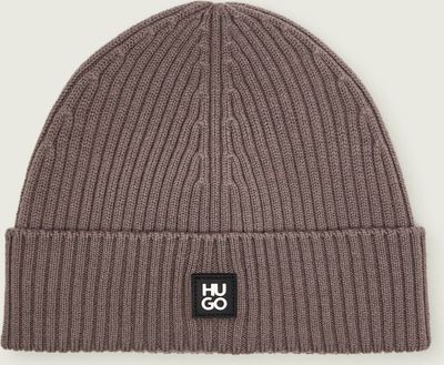 Czapka zimowa męska HUGO ze sklepu: Gomez Fashion Store w kategorii: Czapki zimowe męskie - zdjęcie 874714-BD9-10338_BU265M000035223