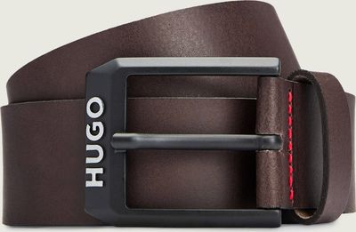 HUGO - Pasek ze sklepu: Gomez Fashion Store w kategorii: Paski męskie - zdjęcie 874714-BD9-10338_BU235M000006202