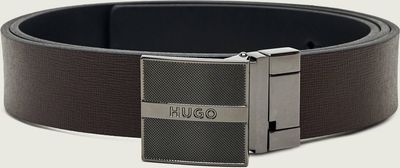 HUGO - Pasek ze sklepu: Gomez Fashion Store w kategorii: Paski męskie - zdjęcie 874714-BD9-10338_BU265M000050002