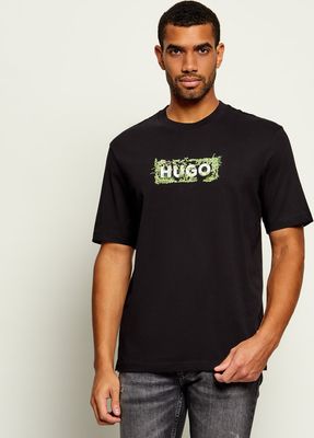 T-shirt męski Hugo Blue ze sklepu: Gomez Fashion Store w kategorii: T-shirty męskie - zdjęcie 874714-BD9-10338_BJ265M000019001