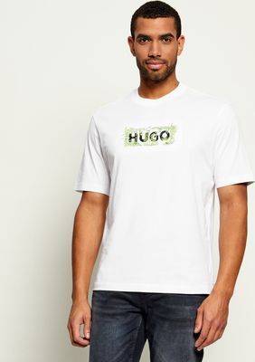 T-shirt męski Hugo Blue ze sklepu: Gomez Fashion Store w kategorii: T-shirty męskie - zdjęcie 874714-BD9-10338_BJ265M000019100