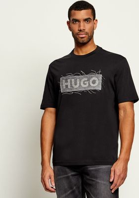 T-shirt męski młodzieżowy Hugo Blue ze sklepu: Gomez Fashion Store w kategorii: T-shirty męskie - zdjęcie 874714-BD9-10338_BJ265M000022002
