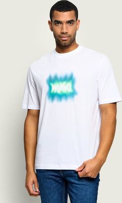 T-shirt męski Hugo Blue ze sklepu: Gomez Fashion Store w kategorii: T-shirty męskie - zdjęcie 874714-BD9-10338_BJ265M000026100