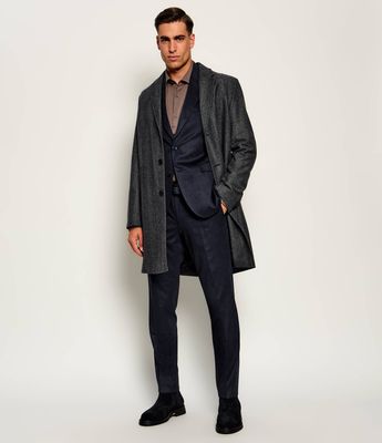 Garnitur męski jesienny HUGO ze sklepu: Gomez Fashion Store w kategorii: Garnitury męskie - zdjęcie 874714-BD9-10338_BU265M000080418