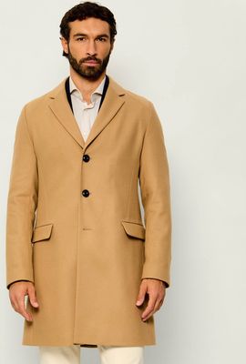 Płaszcz męski jesienny elegancki HUGO ze sklepu: Gomez Fashion Store w kategorii: Płaszcze męskie - zdjęcie 874714-BD9-10338_BU265M000091266