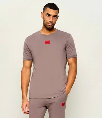 T-shirt męski casualowy HUGO ze sklepu: Gomez Fashion Store w kategorii: T-shirty męskie - zdjęcie 874714-BD9-10338_BU265M000141223