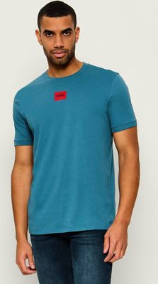 T-shirt męski wiosenny HUGO ze sklepu: Gomez Fashion Store w kategorii: T-shirty męskie - zdjęcie 874714-BD9-10338_BU265M000141443