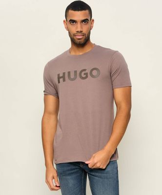 T-shirt męski na wiosnę HUGO ze sklepu: Gomez Fashion Store w kategorii: T-shirty męskie - zdjęcie 874714-BD9-10338_BU265M000143223