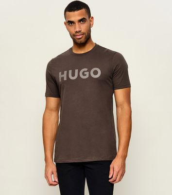 HUGO - T-shirt męski ze sklepu: Gomez Fashion Store w kategorii: T-shirty męskie - zdjęcie 874714-BD9-10338_BU265M000143903