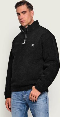 czarny Bluza męska casual HUGO ze sklepu: Gomez Fashion Store w kategorii: Bluzy męskie