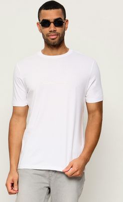 T-shirt męski casual HUGO ze sklepu: Gomez Fashion Store w kategorii: T-shirty męskie - zdjęcie 874714-BD9-10338_BU265M000160100