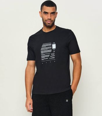 T-shirt męski HUGO ze sklepu: Gomez Fashion Store w kategorii: T-shirty męskie - zdjęcie 874714-BD9-10338_BU265M000164001