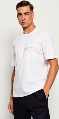 T-shirt męski HUGO ze sklepu: Gomez Fashion Store w kategorii: T-shirty męskie - zdjęcie 874714-BD9-10338_BU265M000165102
