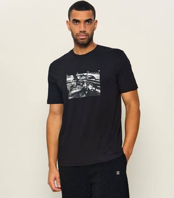 T-shirt męski młodzieżowy HUGO ze sklepu: Gomez Fashion Store w kategorii: T-shirty męskie - zdjęcie 874714-BD9-10338_BU265M000170002