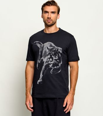 HUGO - T-shirt męski ze sklepu: Gomez Fashion Store w kategorii: T-shirty męskie - zdjęcie 874714-BD9-10338_BU265M000171001