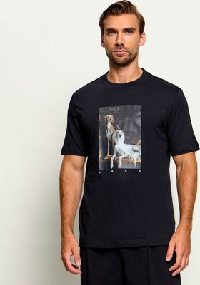 HUGO - T-shirt męski ze sklepu: Gomez Fashion Store w kategorii: T-shirty męskie - zdjęcie 874714-BD9-10338_BU265M000171002