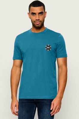 HUGO - T-shirt męski wiosenny ze sklepu: Gomez Fashion Store w kategorii: T-shirty męskie