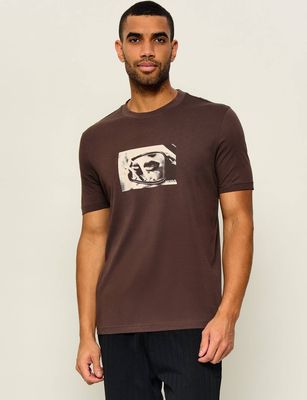T-shirt męski młodzieżowy HUGO ze sklepu: Gomez Fashion Store w kategorii: T-shirty męskie - zdjęcie 874714-BD9-10338_BU265M000179903