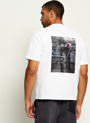 T-shirt męski wiosenny HUGO ze sklepu: Gomez Fashion Store w kategorii: T-shirty męskie - zdjęcie 874714-BD9-10338_BU265M000181100