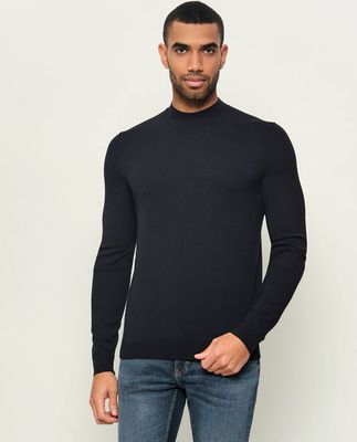 HUGO - Sweter męski zimowy casual ze sklepu: Gomez Fashion Store w kategorii: Swetry męskie - zdjęcie 874714-BD9-10338_BU265M000185410