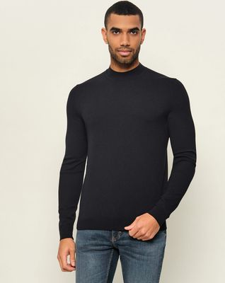 HUGO - Sweter męski zimowy casual ze sklepu: Gomez Fashion Store w kategorii: Swetry męskie - zdjęcie 874714-BD9-10338_BU265M000185410