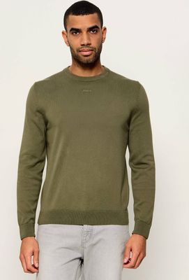 Sweter męski casual HUGO ze sklepu: Gomez Fashion Store w kategorii: Swetry męskie - zdjęcie 874714-BD9-10338_BU265M000186389