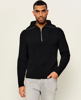 Sweter męski na zimę HUGO ze sklepu: Gomez Fashion Store w kategorii: Swetry męskie - zdjęcie 874714-BD9-10338_BU265M000189001