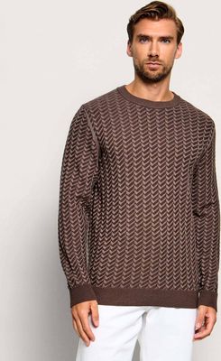Sweter męski HUGO ze sklepu: Gomez Fashion Store w kategorii: Swetry męskie - zdjęcie 874714-BD9-10338_BU265M000190223
