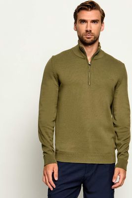 Sweter męski HUGO ze sklepu: Gomez Fashion Store w kategorii: Swetry męskie - zdjęcie 874714-BD9-10338_BU265M000195389