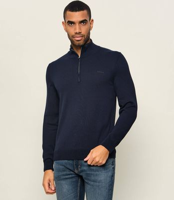 Sweter męski casual HUGO ze sklepu: Gomez Fashion Store w kategorii: Swetry męskie - zdjęcie 874714-BD9-10338_BU265M000195410