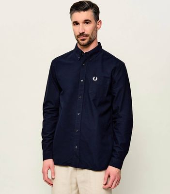Koszula męska z klasycznym kołnierzykiem Fred Perry ze sklepu: Gomez Fashion Store w kategorii: Koszule męskie - zdjęcie 874714-BD9-10338_FR262M000010008