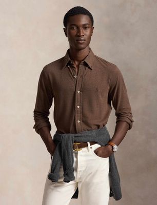 Koszula męska na jesień Polo Ralph Lauren ze sklepu: Gomez Fashion Store w kategorii: Koszule męskie - zdjęcie 874714-BD9-10338_PR265M00006994Q