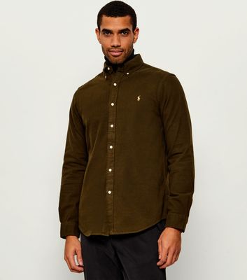 Koszula męska z kołnierzykiem button down Polo Ralph Lauren ze sklepu: Gomez Fashion Store w kategorii: Koszule męskie - zdjęcie 874714-BD9-10338_PR265M00010162X