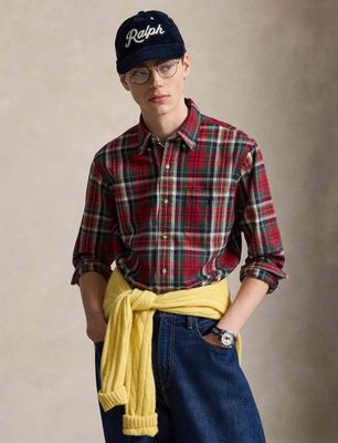 Koszula męska z klasycznym kołnierzykiem Polo Ralph Lauren ze sklepu: Gomez Fashion Store w kategorii: Koszule męskie - zdjęcie 874714-BD9-10338_PR265M00020334V